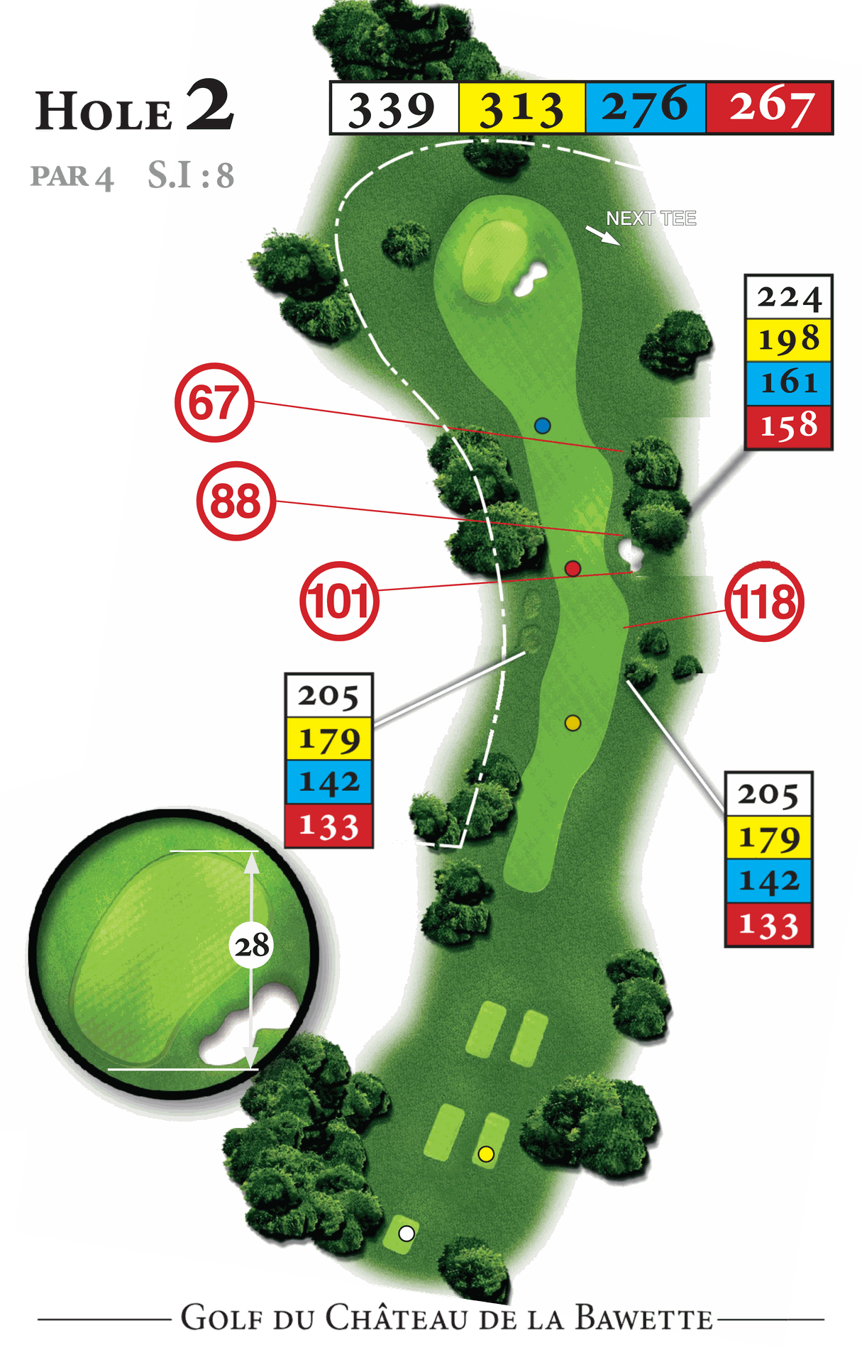 Plan du trou 2