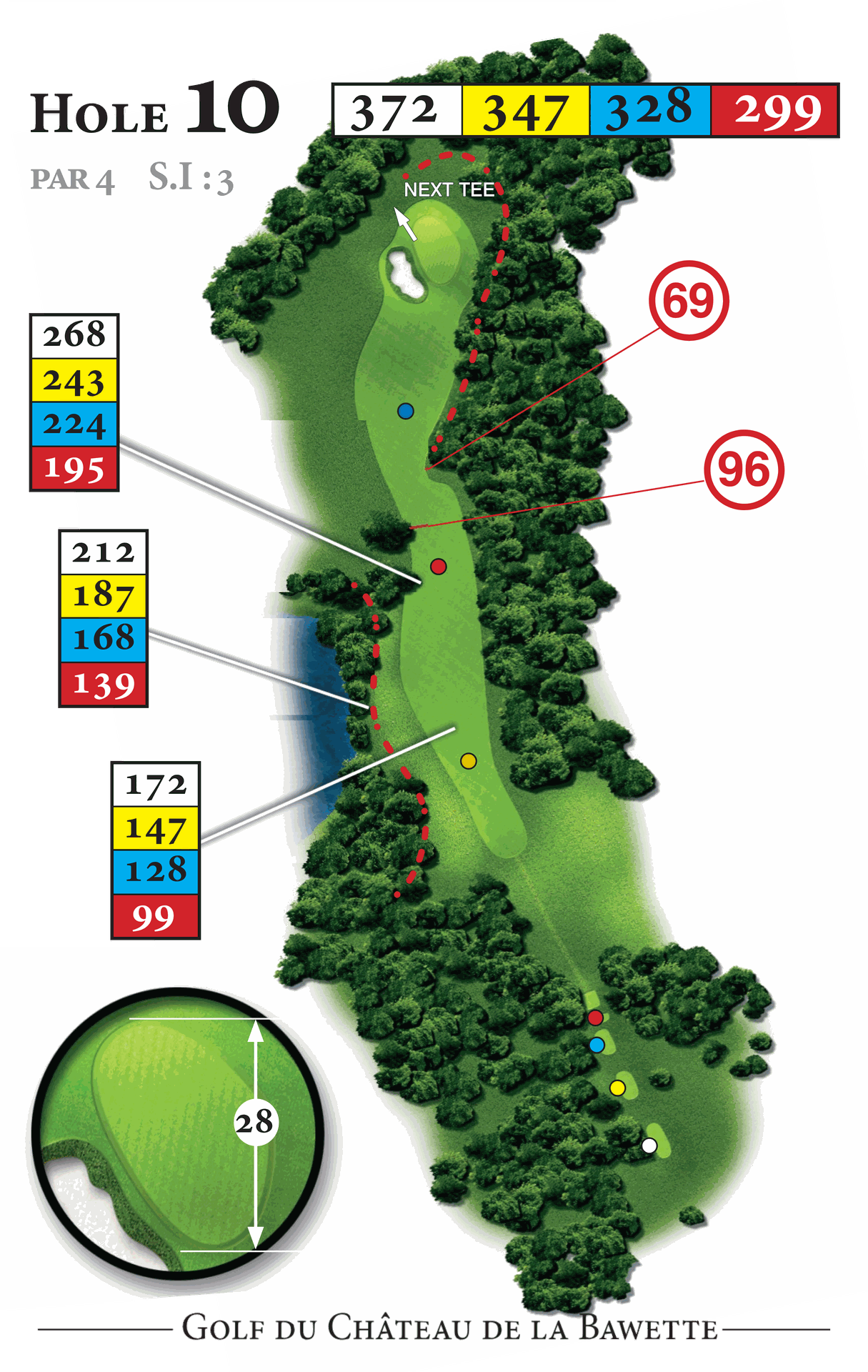 Plan du trou 10