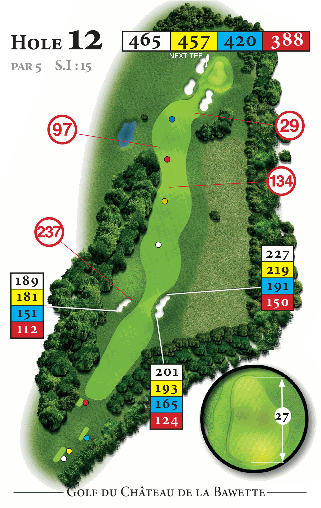 Plan du trou 12