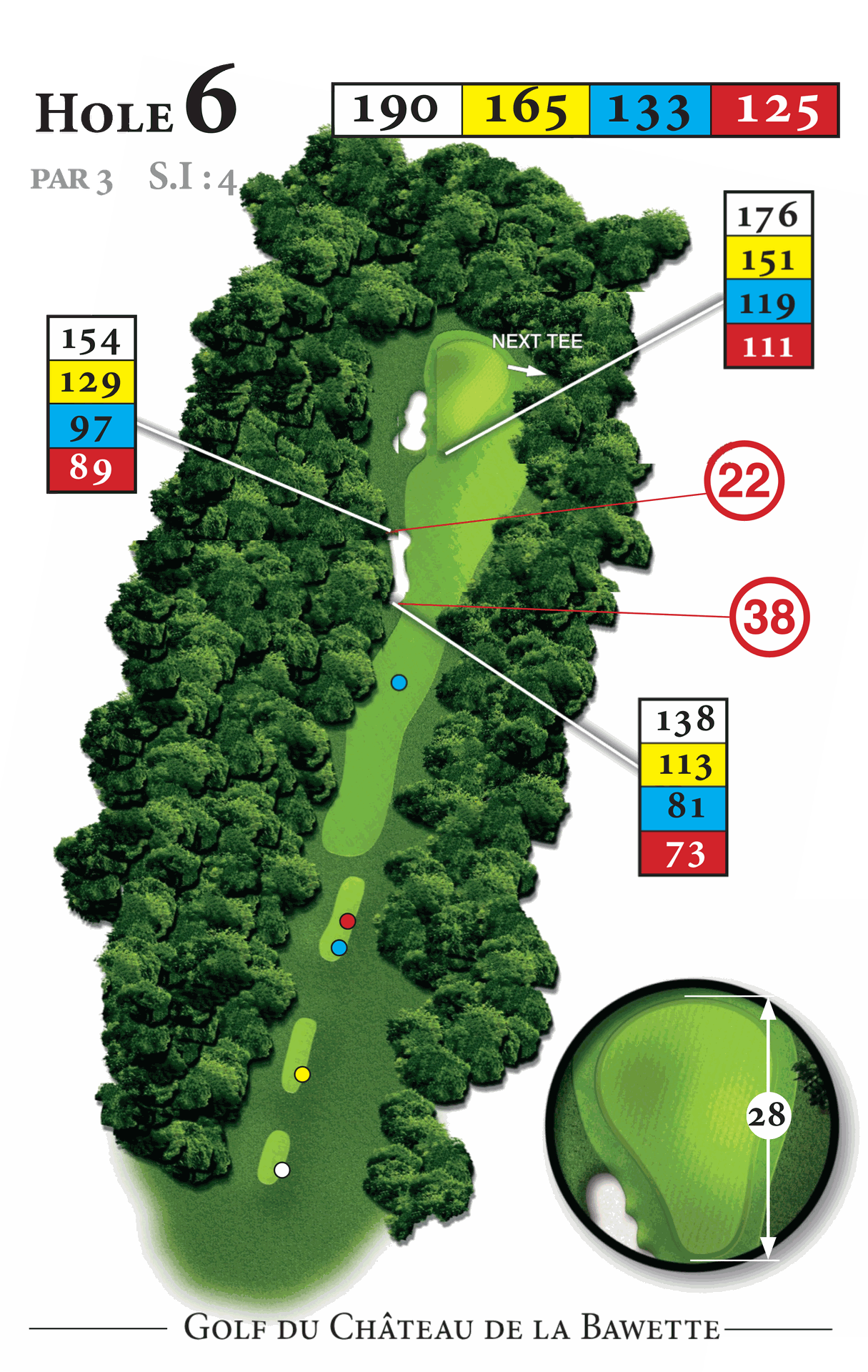 Plan du trou 6