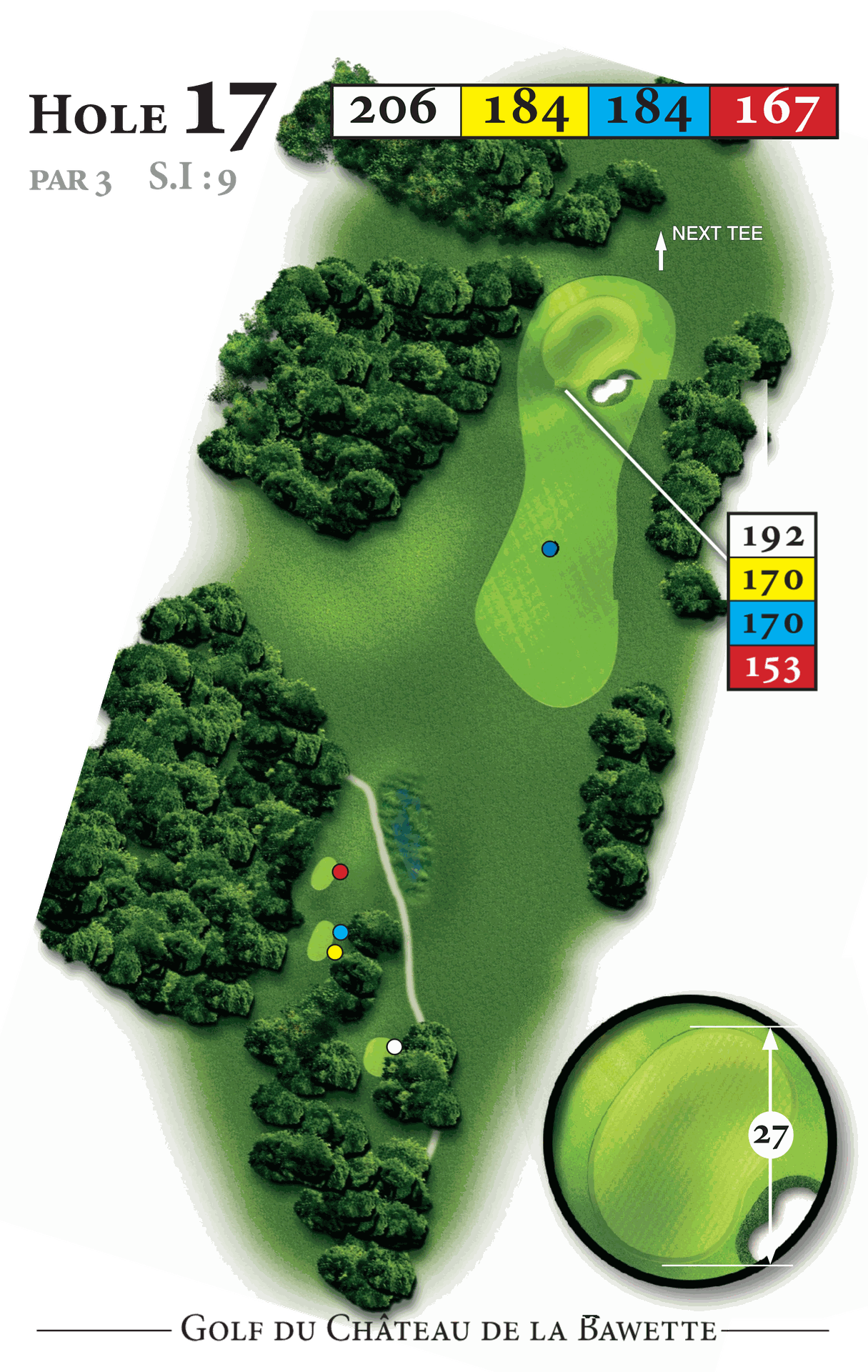 Plan du trou 17